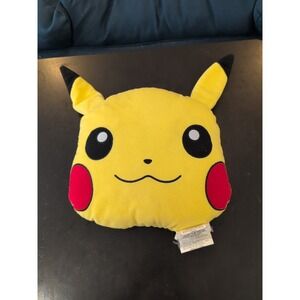 Pokémon Pikachu Head Plush Pillow (2016)  Northwest 12x15"